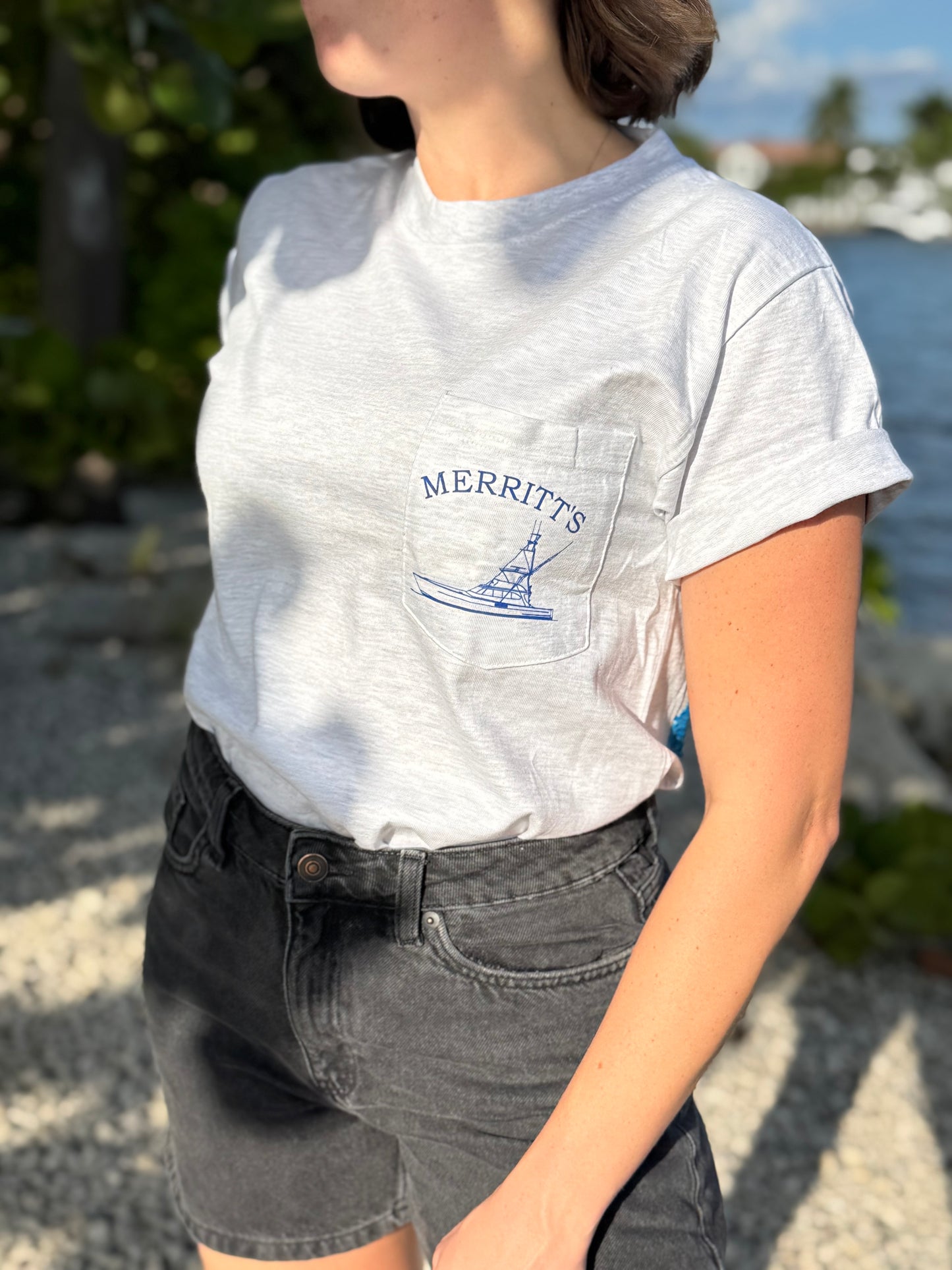 Franklin Color Back Short Sleeve T-Shirt