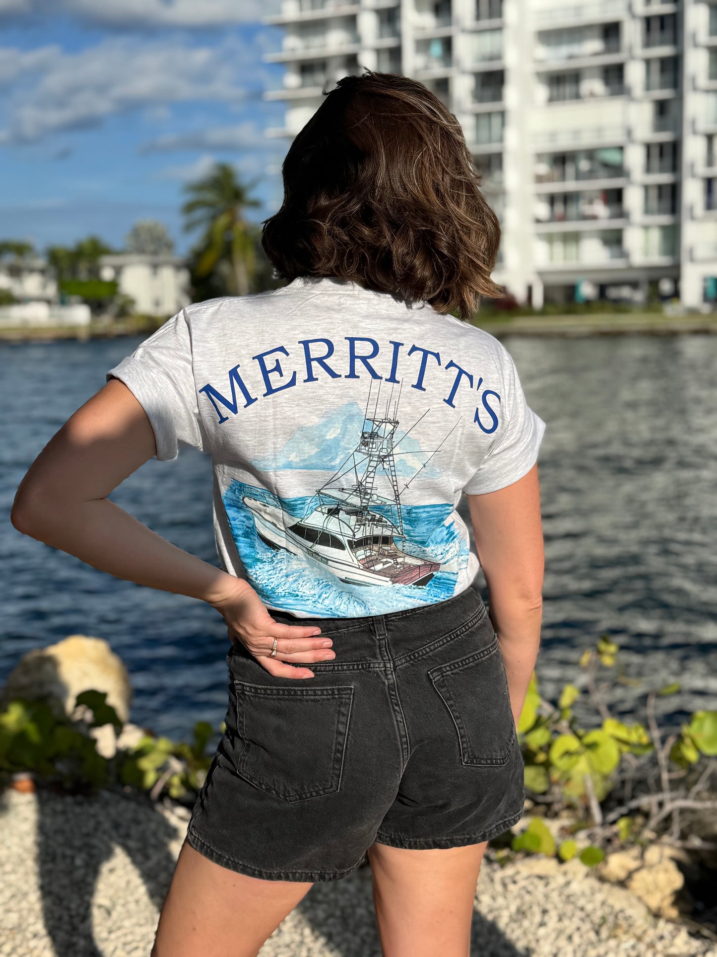 Franklin Color Back Short Sleeve T-Shirt