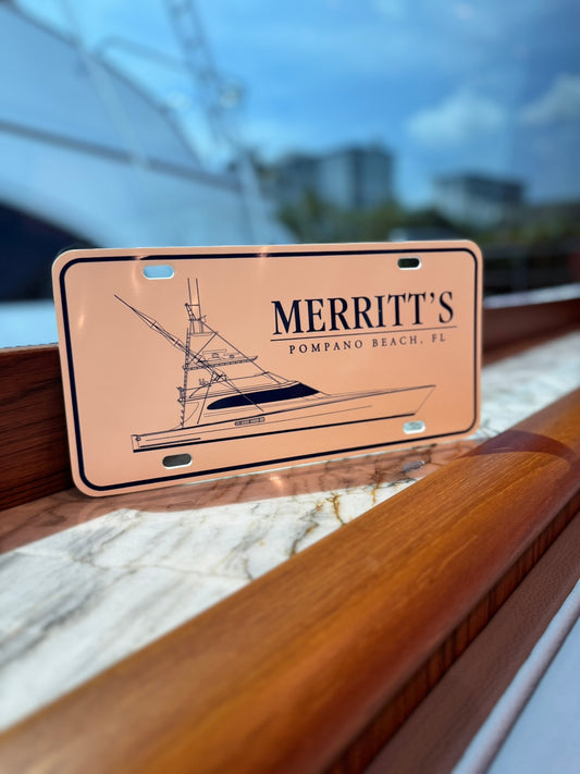 Merritt's Official License Plate