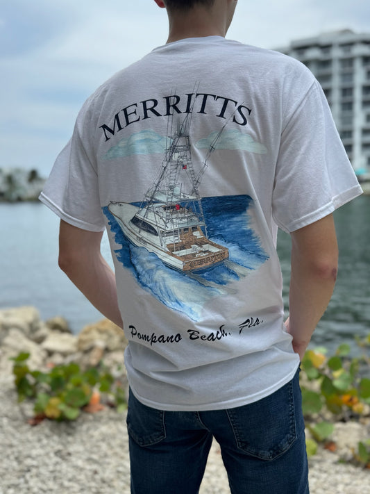 Franklin Color Back Short Sleeve T-Shirt
